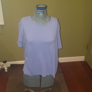 Pale Periwinkle short-sleeved top